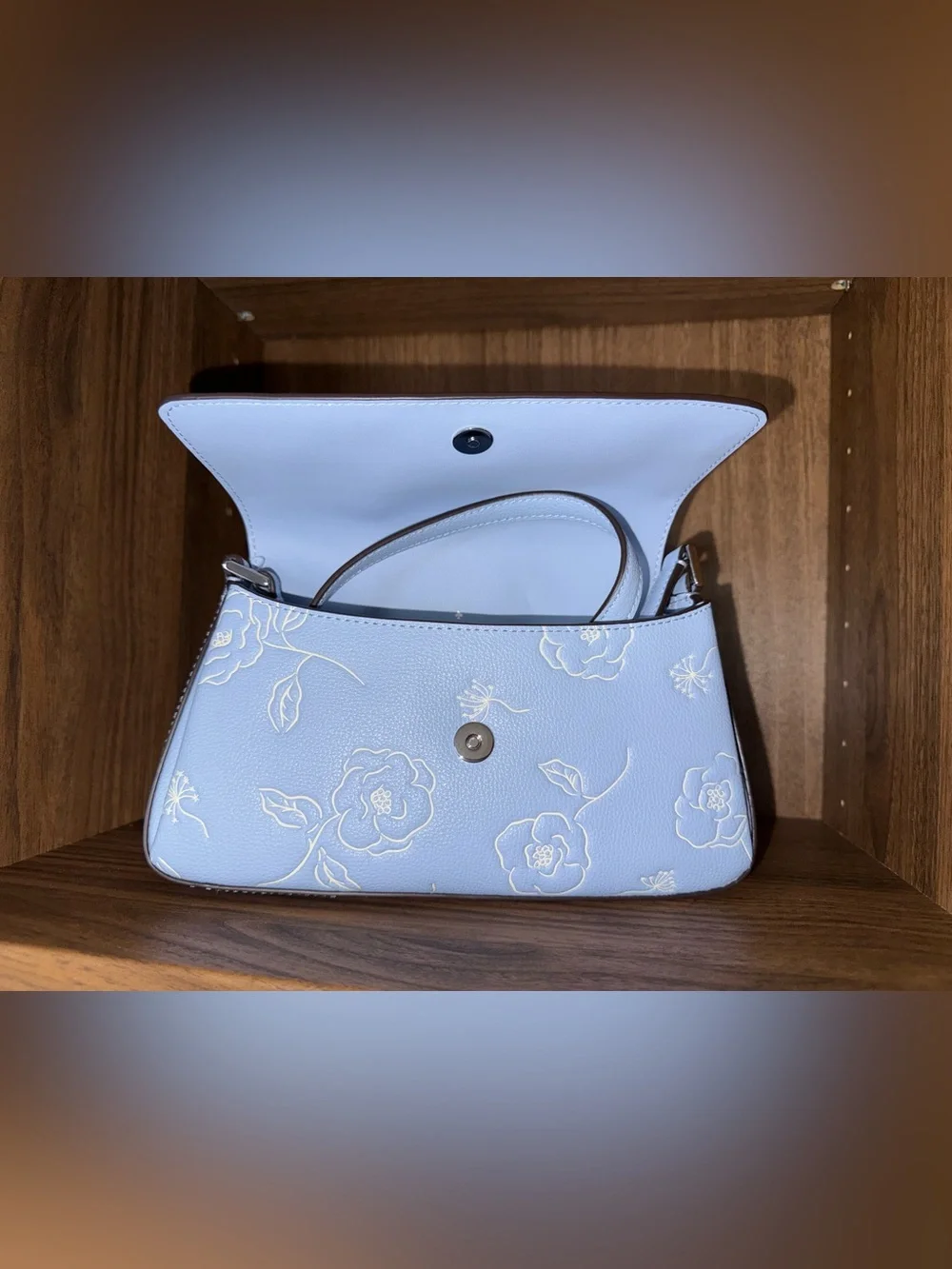 NWT Blue Floral Kate Spade Cross Body